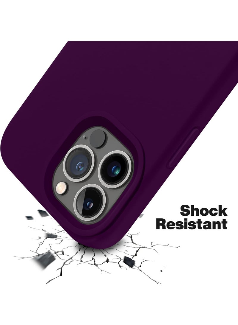 جراب سيليكون سائل ناعم لهاتف iPhone 13 Pro Max، يوفر حماية كاملة ضد الصدمات، بغطاء غير لامع وبطانة داخلية ناعمة من الألياف الدقيقة، وغطاء خلفي نحيف لهاتف iPhone 13 Pro Max. - Image 2
